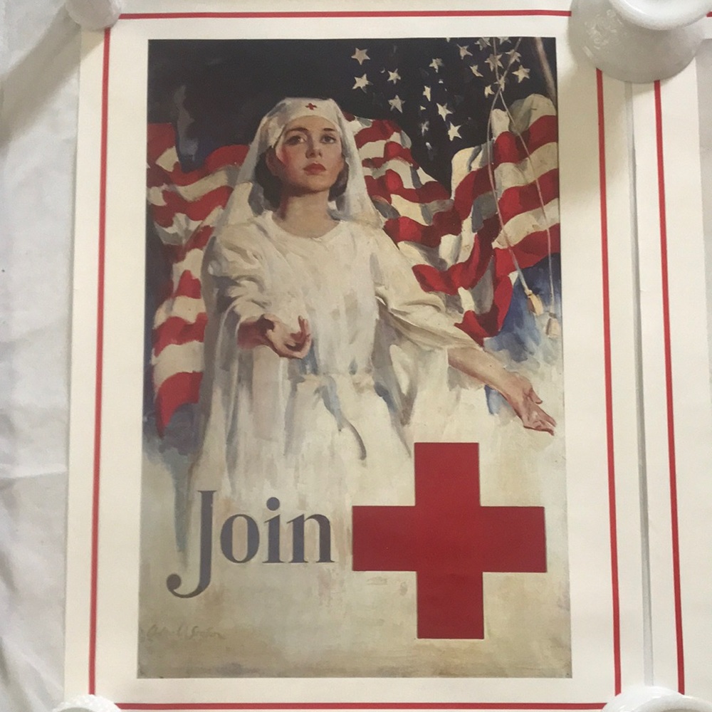 8 Vintage Red Cross Poster